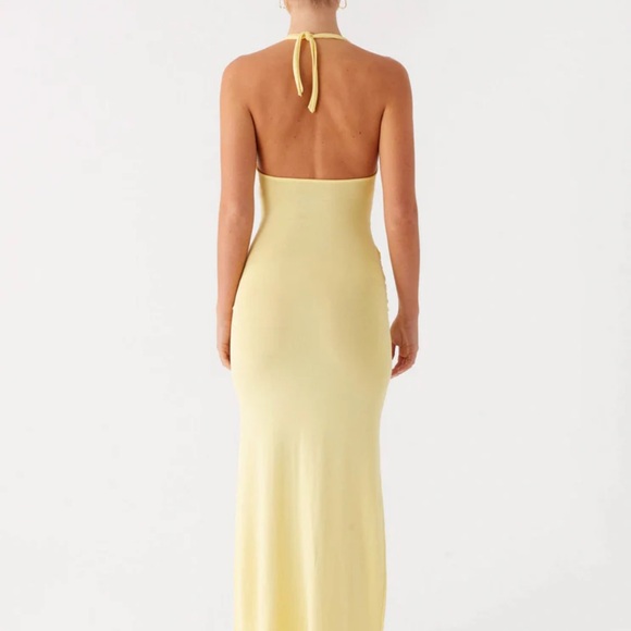 Peppermayo Butter Yellow Knit Maxi Dress - Picture 2 of 4